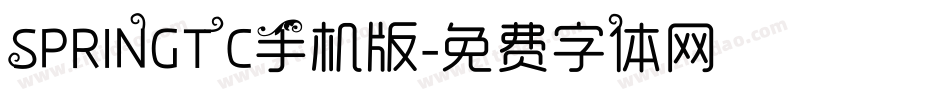 SPRINGTC手机版字体转换