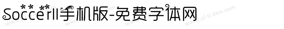 SoccerII手机版字体转换