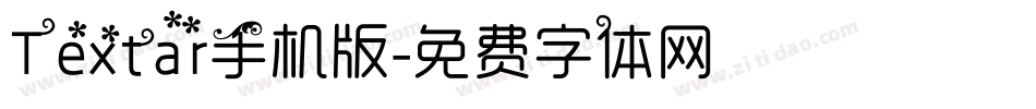 Textar手机版字体转换