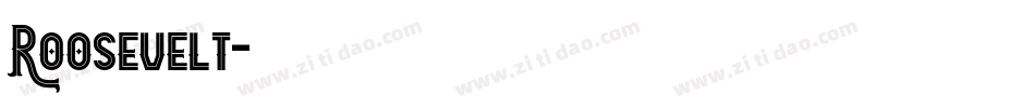 Roosevelt字体转换