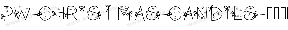 PW-Christmas-Candies字体转换