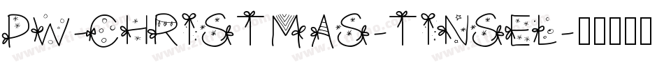 PW-Christmas-Tinsel字体转换