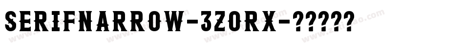SerifNarrow-3zOrX字体转换