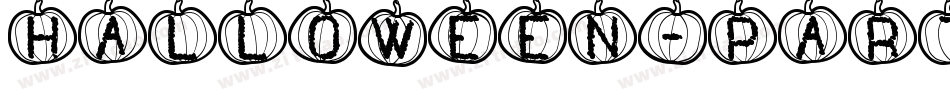 Halloween-Party-St字体转换