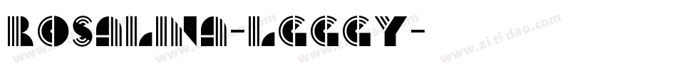 Rosalina-lgggy字体转换