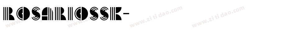 RosarioSSK字体转换