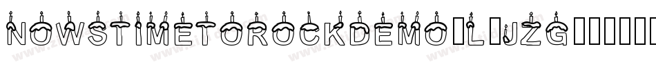 NowsTimeToRockDemo-L3JzG字体转换