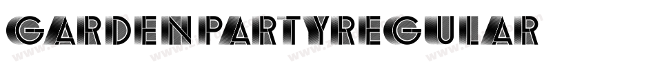 GardenPartyRegular字体转换