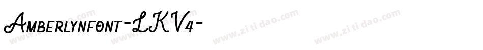 Amberlynfont-LKV4字体转换