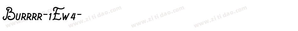 Burrrr-1Ew4字体转换