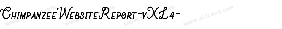ChimpanzeeWebsiteReport-vXL4字体转换