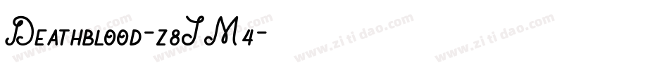 Deathblood-z8JM4字体转换