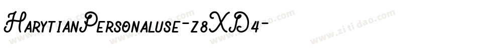 HarytianPersonaluse-z8XD4字体转换