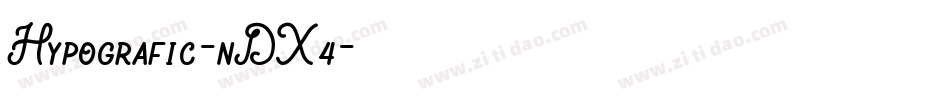 Hypografic-nDX4字体转换
