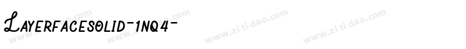 Layerfacesolid-1nq4字体转换