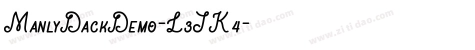 ManlyDackDemo-L3JK4字体转换
