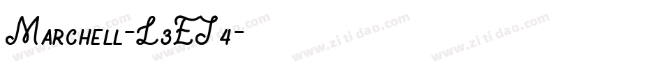 Marchell-L3EJ4字体转换