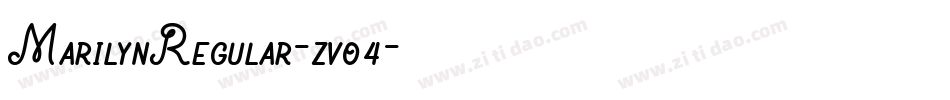 MarilynRegular-zvo4字体转换