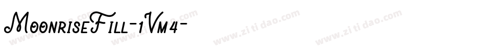 MoonriseFill-1Vm4字体转换