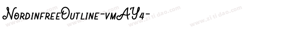 NordinfreeOutline-vmAY4字体转换