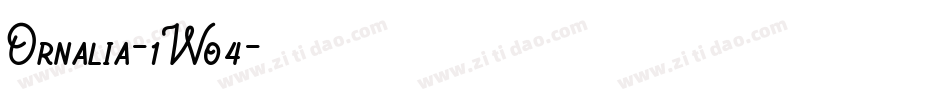 Ornalia-1Wo4字体转换