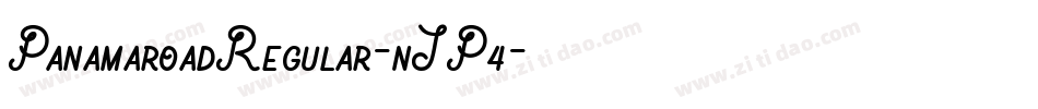 PanamaroadRegular-nJP4字体转换