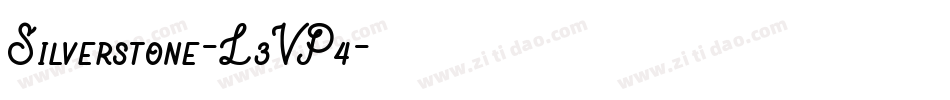Silverstone-L3VP4字体转换