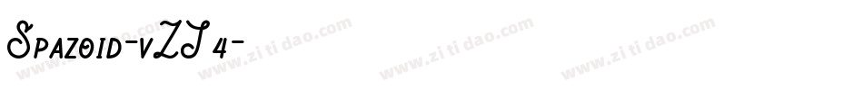 Spazoid-vZJ4字体转换