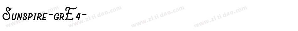 Sunspire-grE4字体转换