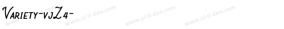 Variety-vjZ4字体转换