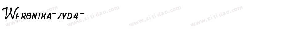 Weronika-zvd4字体转换