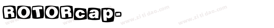 ROTORcap字体转换