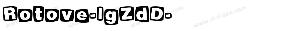 Rotove-lgZdD字体转换