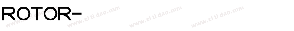 ROTOR字体转换
