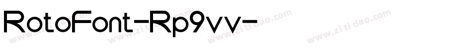 RotoFont-Rp9vv字体转换