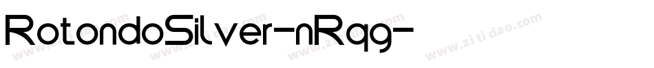 RotondoSilver-nRqg字体转换