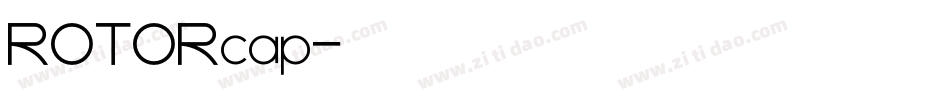 ROTORcap字体转换
