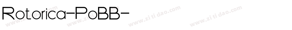 Rotorica-PoBB字体转换