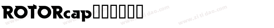 ROTORcap字体转换