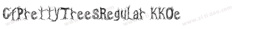 CfPrettyTreesRegular-KKOe字体转换