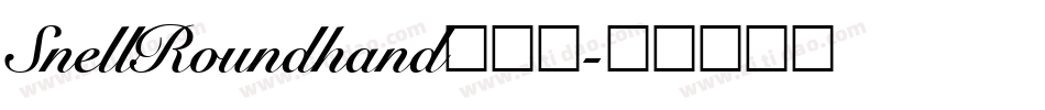 SnellRoundhand转换器字体转换