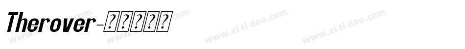 Therover字体转换