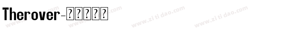Therover字体转换