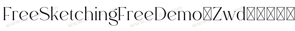 FreeSketchingFreeDemo-Zwd8字体转换