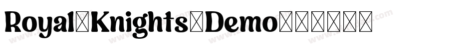 Royal_Knights-Demo字体转换
