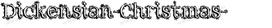 Dickensian-Christmas字体转换