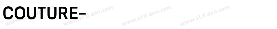 Couture字体转换