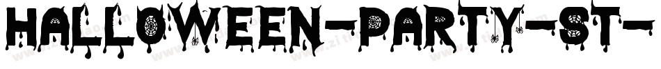 Halloween-Party-St字体转换
