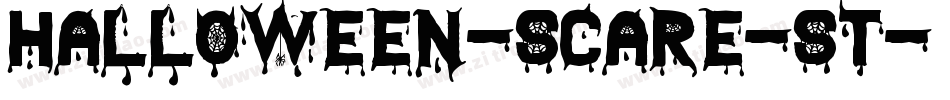 Halloween-Scare-St字体转换