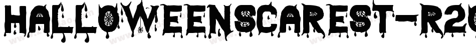 HalloweenScareSt-R2Ov字体转换